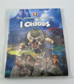 I Croods alla scoperta della Preistoria album figurine card completo Supermercati Sigma