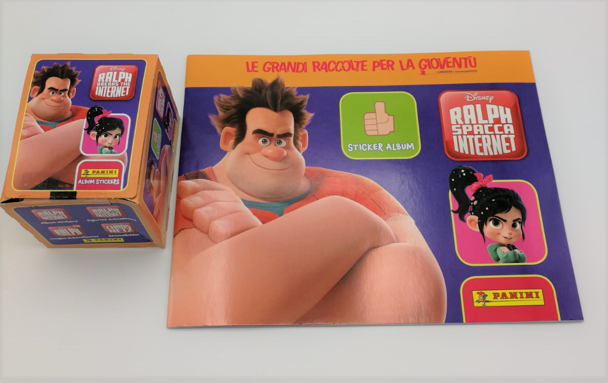 Ralph Spacca Internet Disney Album vuoto Box 50 bustine figurine Panini 