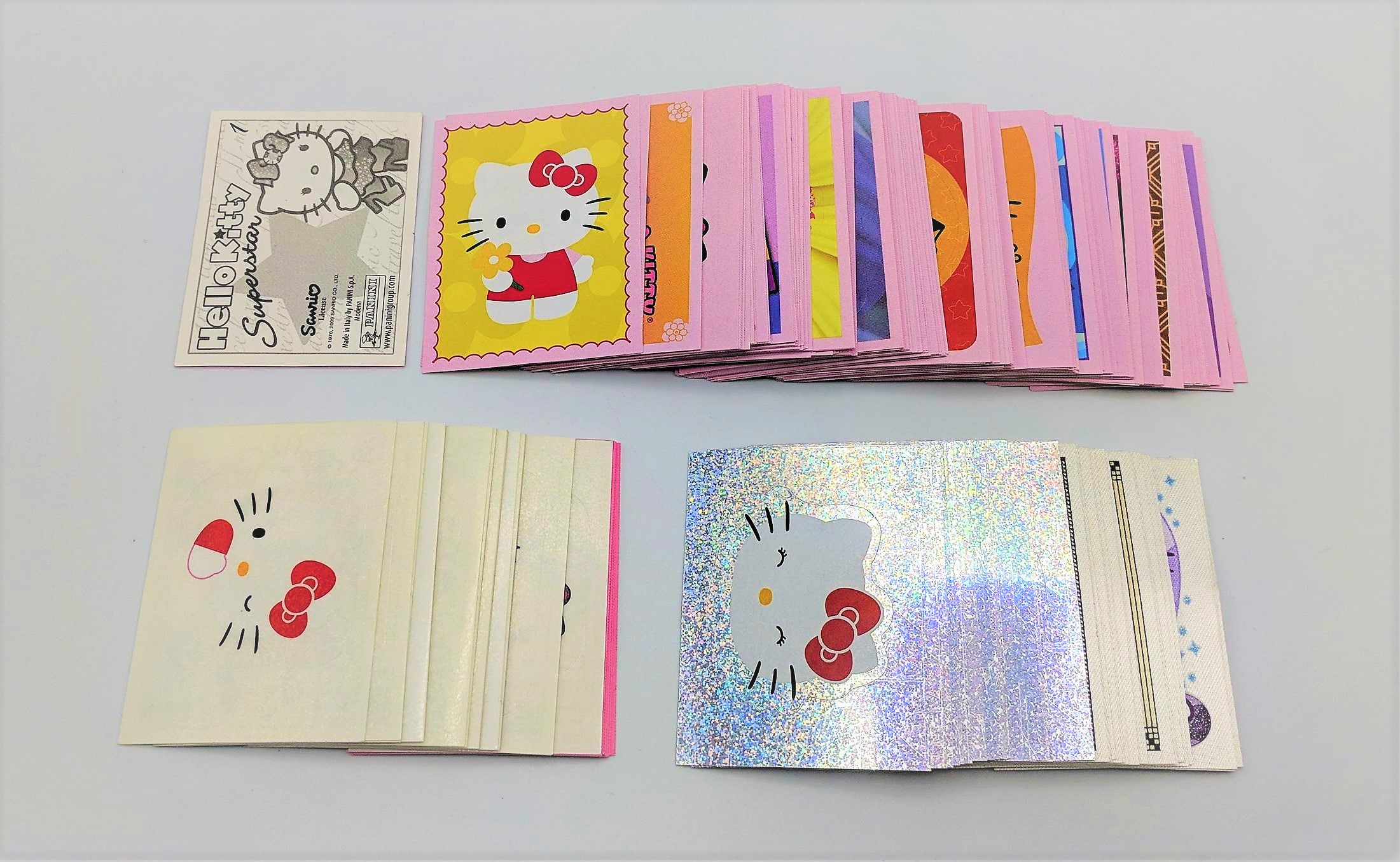 Hello Kitty Superstar Sanrio complete set of panini stickers