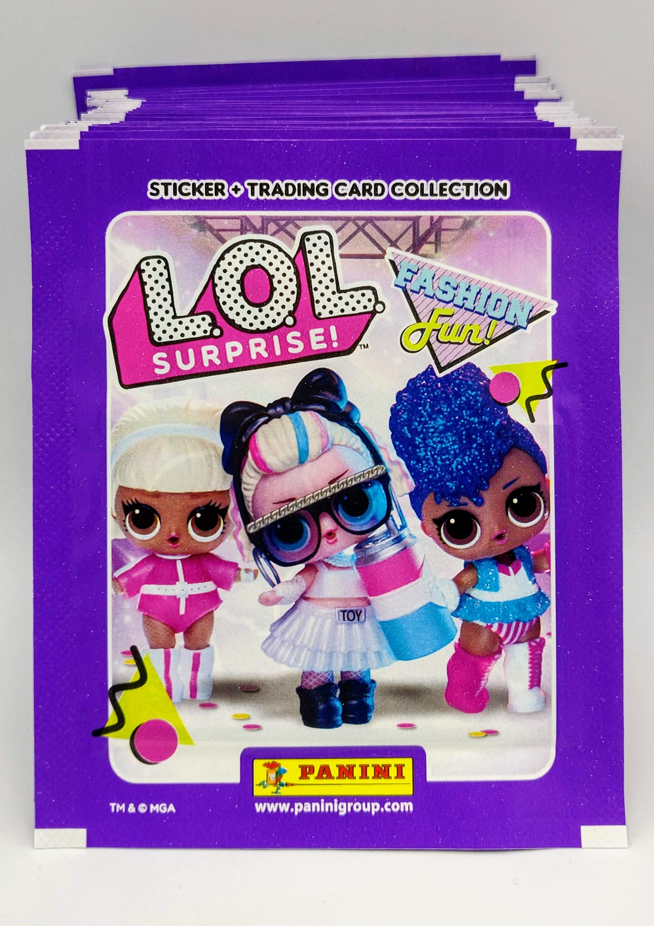 GS1 L.O.L LOL Surprise O.M.G OMG Stickers 50 bustine Figurine Panini