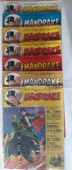 n 7 Fumetti Giornalini Mandrake Editore Fratelli Spada 13 14 16 17 19 34 84