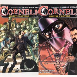 Cornelio delitti d'autore n. 3 e n. 4 il fumetto di Carlo Lucarelli