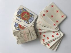 Mazzo di carte da gioco paesi sovietici vintage