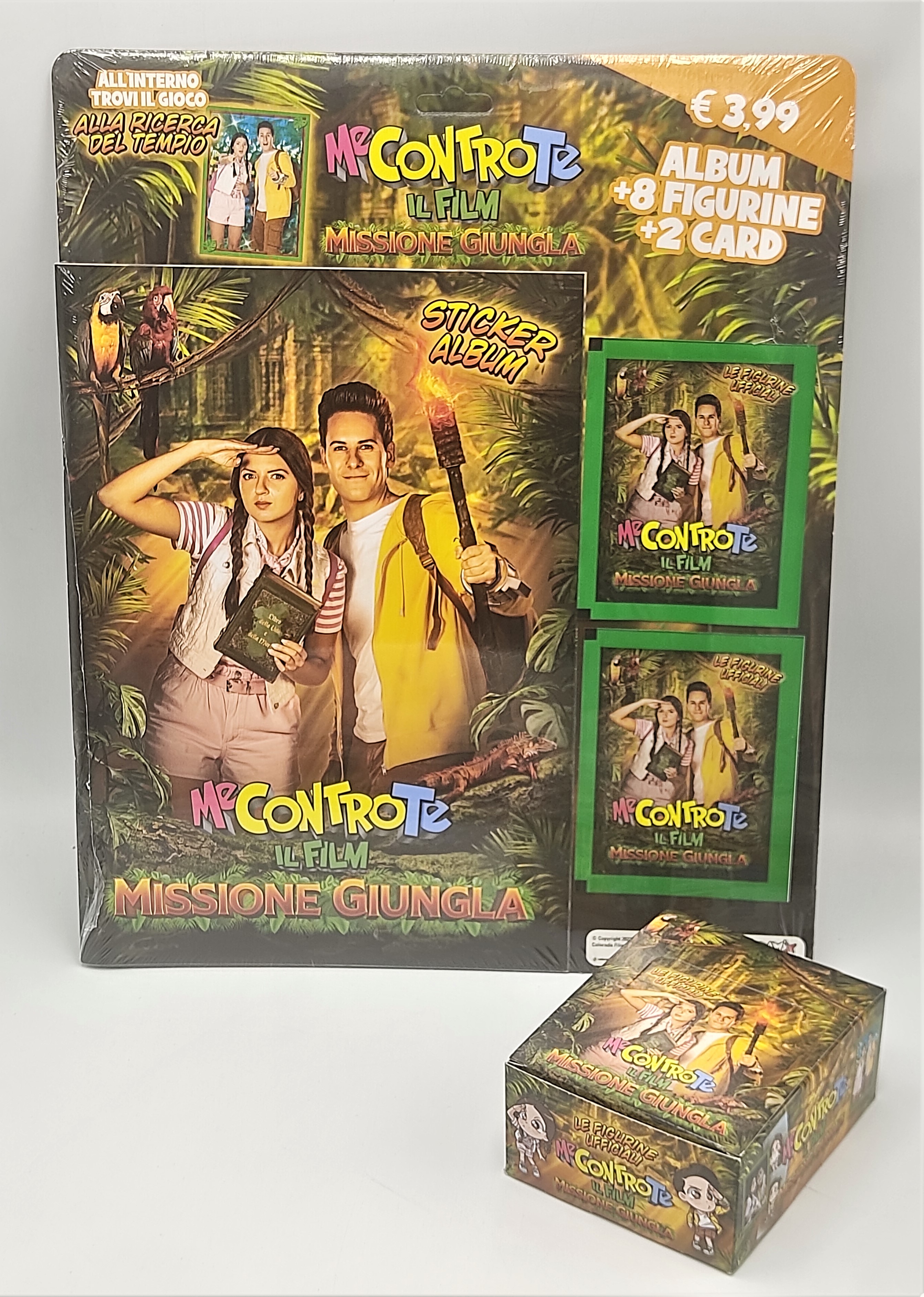Me Contro Te IL FILM Missione Giungla figurine - Album Starter + Box 40  busti