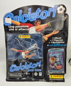 CALCIATORI PANINI 2003 2004 album vuoto + bustina figurine + bomberino sigillato LEGGI DESCRIZIONE
