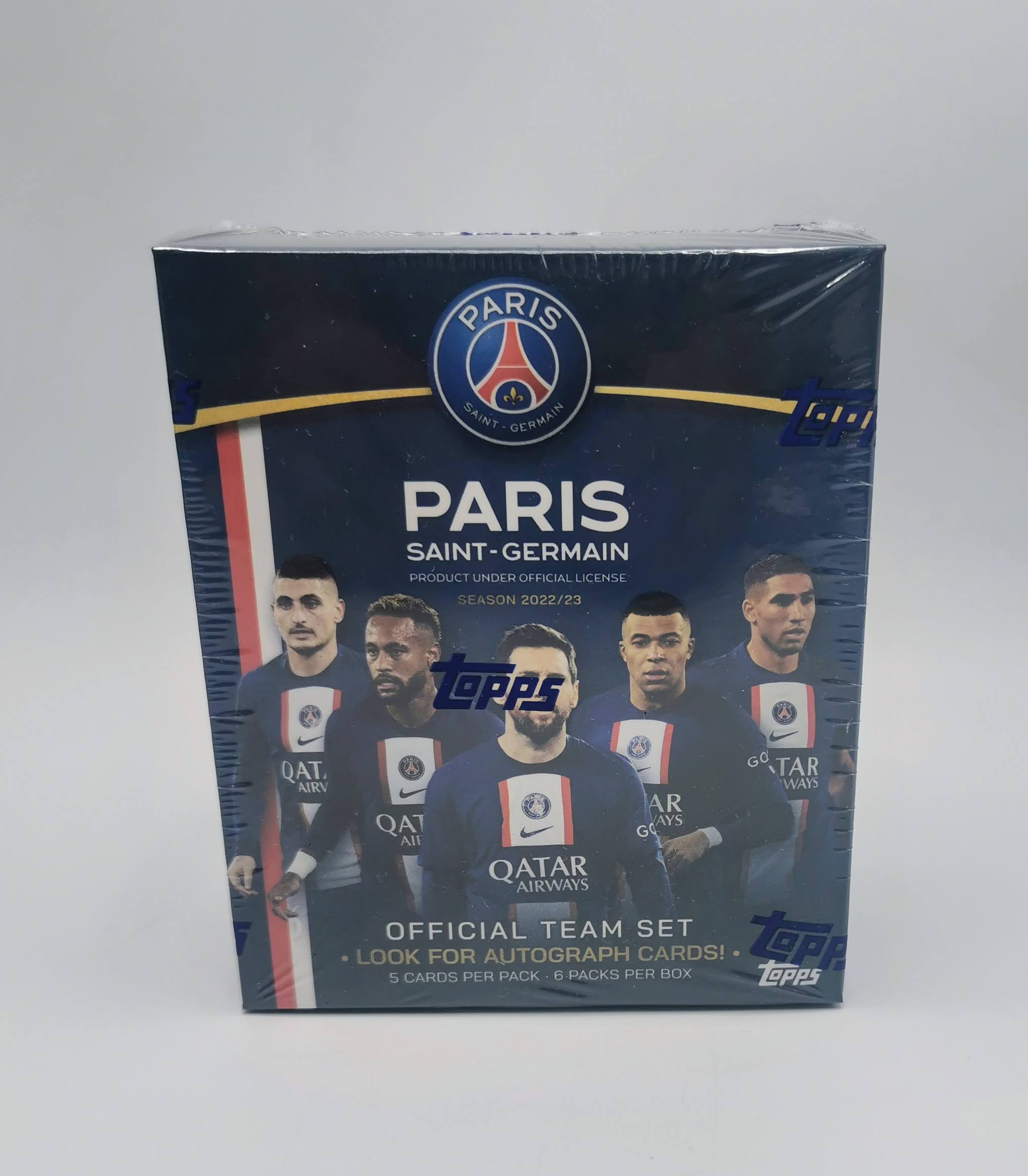 Paris Saint Germain PSG 2022 2023 Topps Box versiegelt