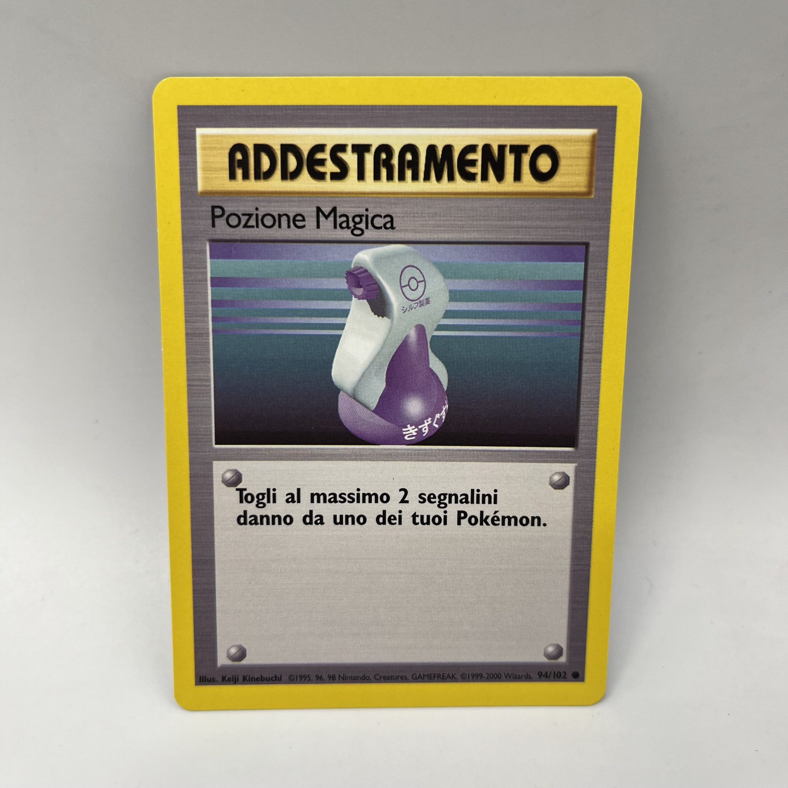 Pokemon Training Card MAGIC POTION (IT) | 94-102 PV Basic Set