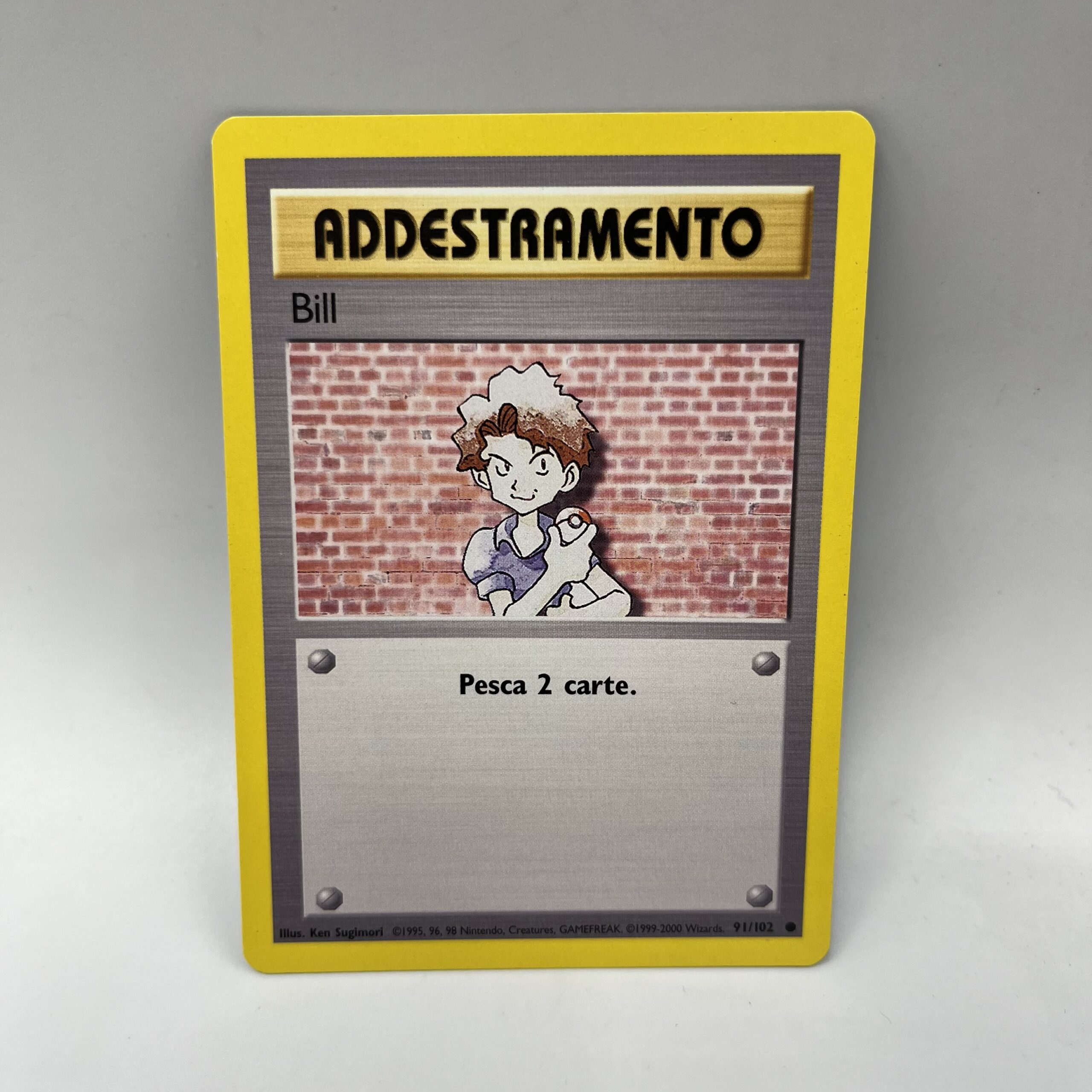 Pokemon Training Card BILL (IT) | 91-102 PV Basic Set
