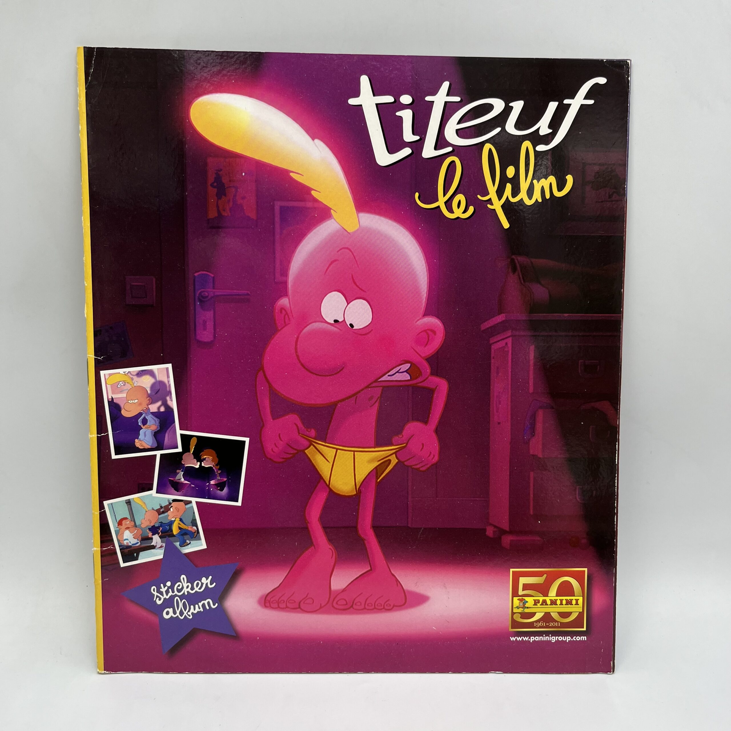 Titeuf Le Film | Incomplete sticker album sticker with panini poster