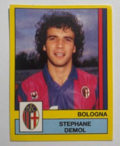 Stephane Demol Bologna- Calciatori Panini 1988 1989