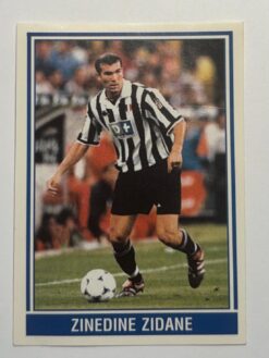 Zinedine Zidane SuperCalcio Figurina panini 1998 1999