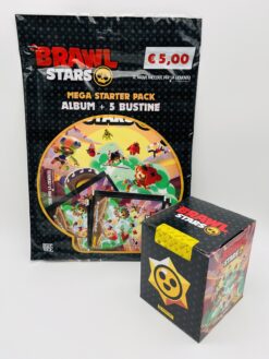 Brawl Stars Sticker Collection - Starter Pack + Scatola Box 36 bustine di figurine Panini