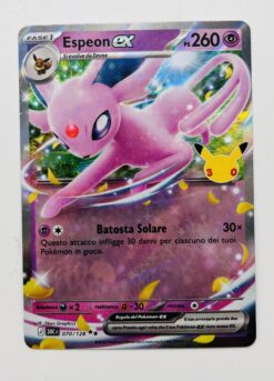 Carta Pokemon Espeon EX (IT) | 30th Anniversary 070/128