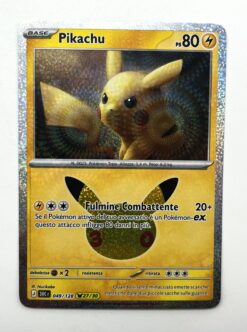 Carta Pokemon Pikachu 27/30 (IT) | 30th Anniversary 049/128 Nurikabe
