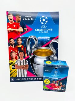 Topps Uefa Champions League 2020 2021 - Album vuoto + Scatola Box 30 Bustine