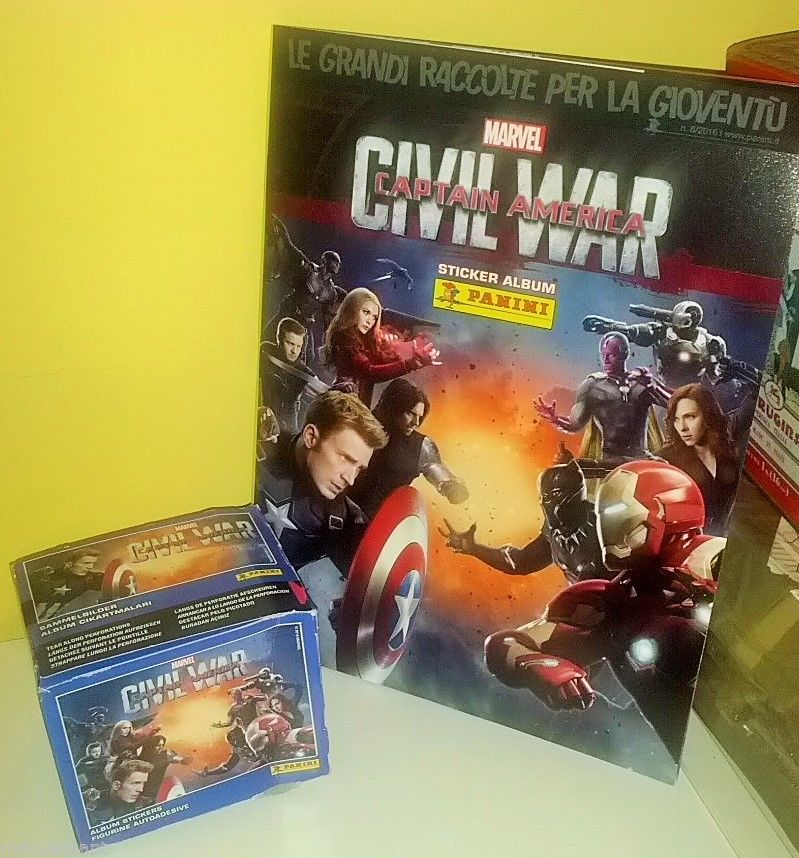 Panini Box Civil War Captain America 50 Packets Packs Display Figurines Tuten 