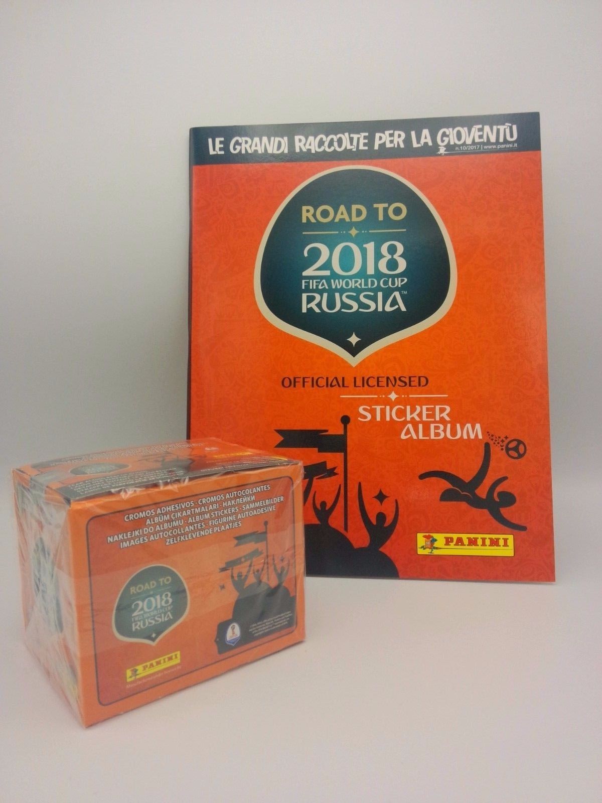 Panini Road To Russia 2018 50 Packets 250 Stickers